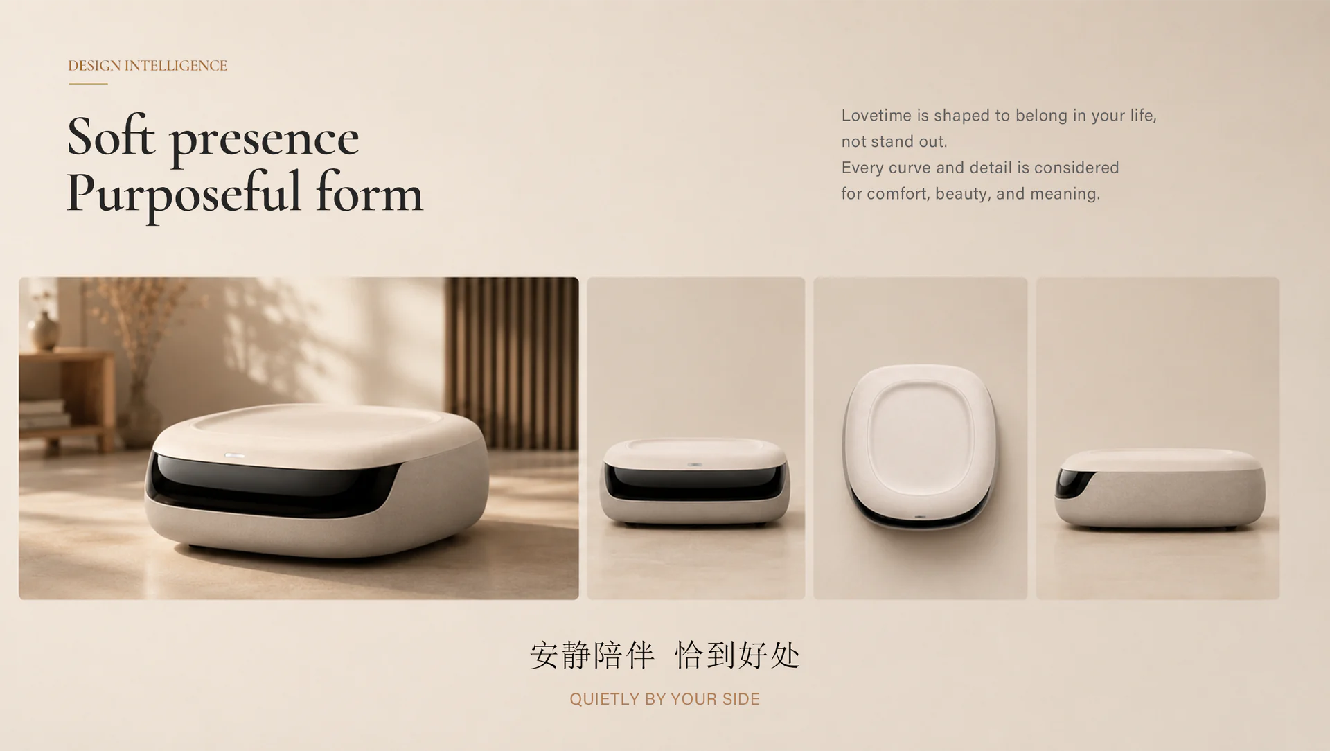 Lovetime design intelligence section